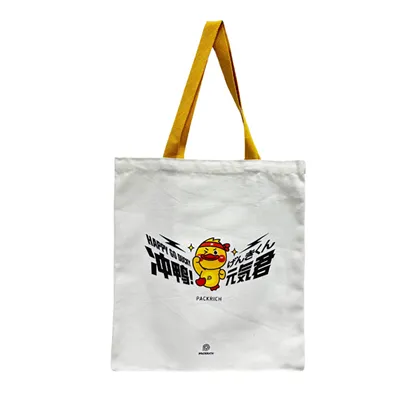 ロゴ付きのプロモーションキャンバストートバッグ